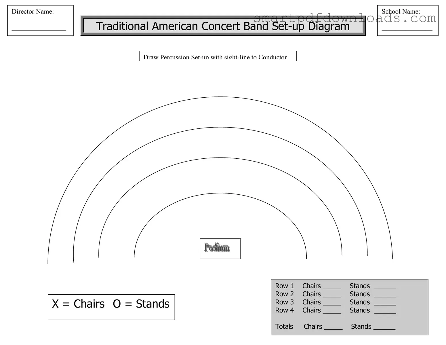 Band Seating Chart Form