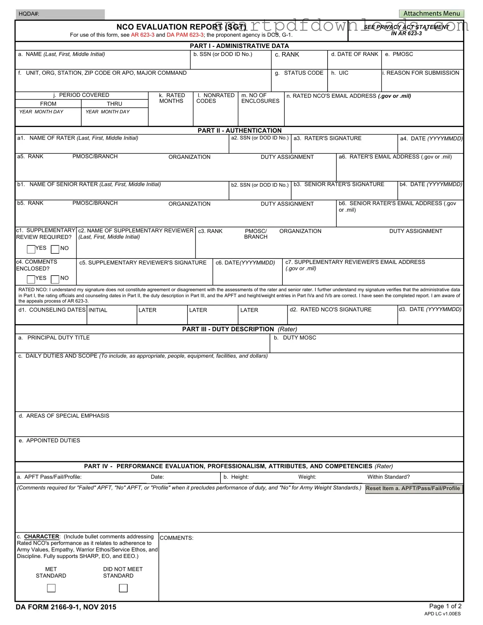 Da 2166 9 1 Form