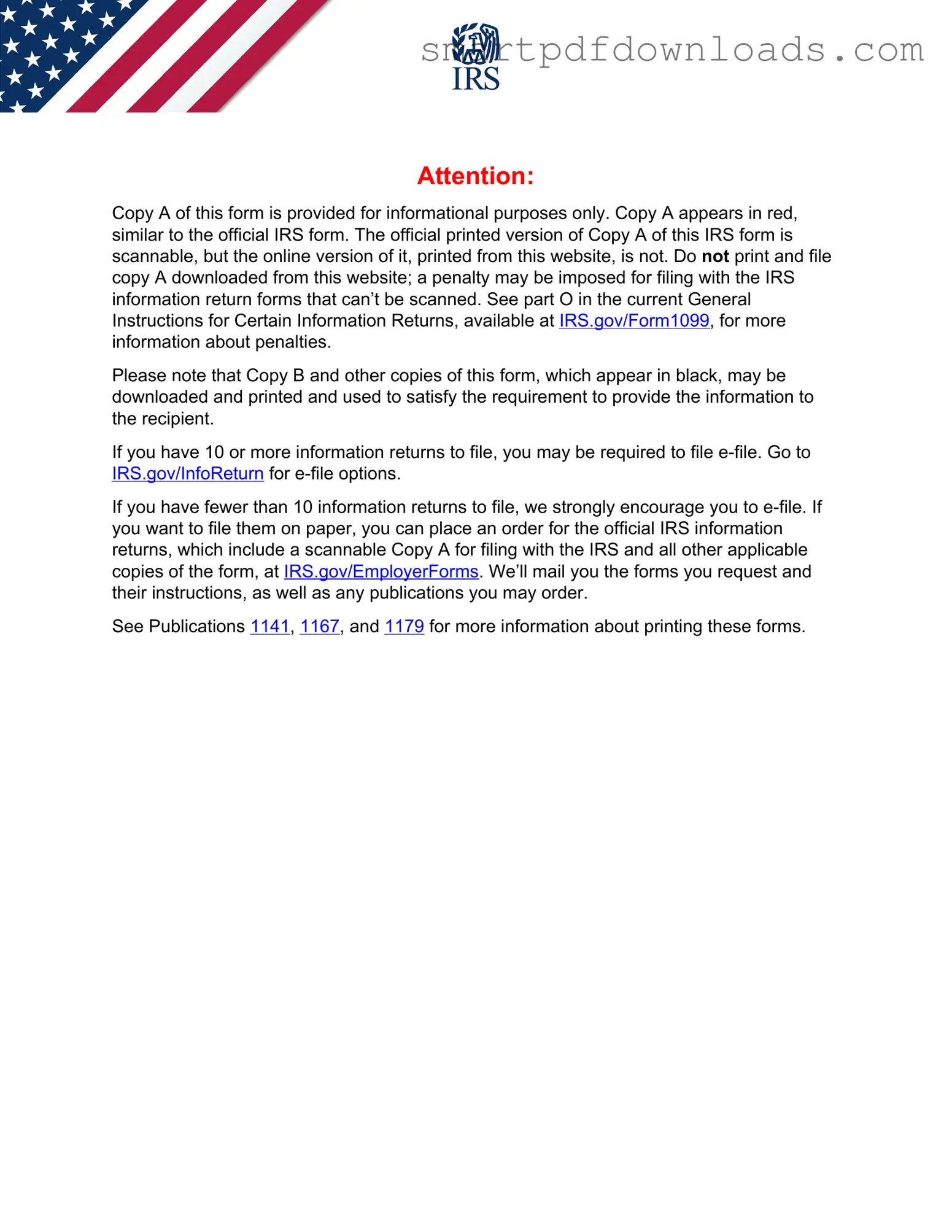 IRS 1099-MISC Form
