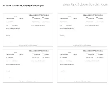Acord 50 WM Form