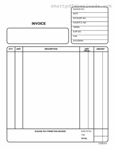 Free And Invoice Pdf Form