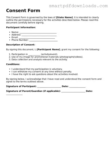 Free Consent Form