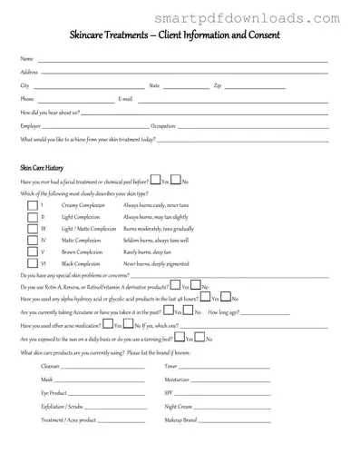 Facial Consent Form
